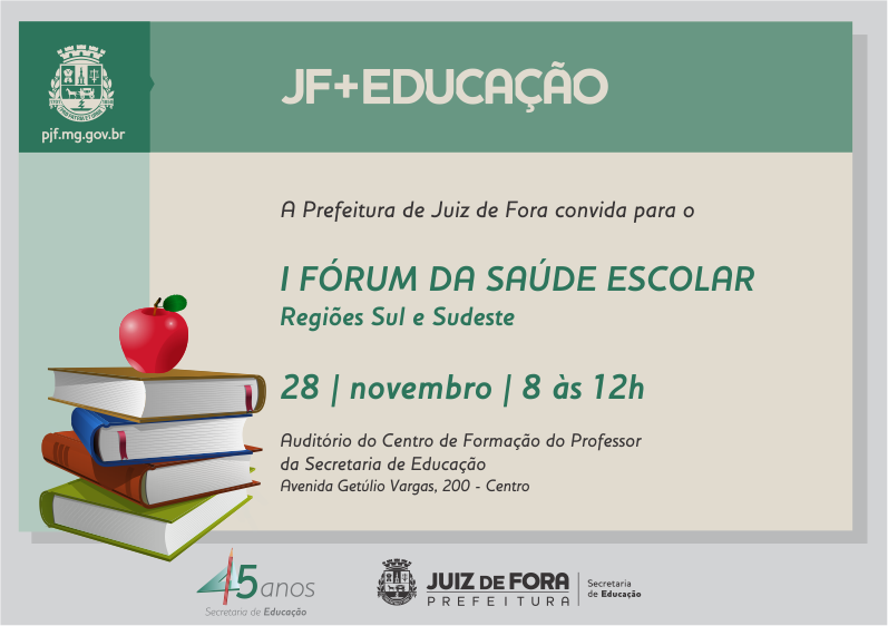 Portal de Notcias PJF | Inscries prorrogadas para o 1 Frum de Sade Escolar  regies sul e sudeste | SE - 21/11/2014